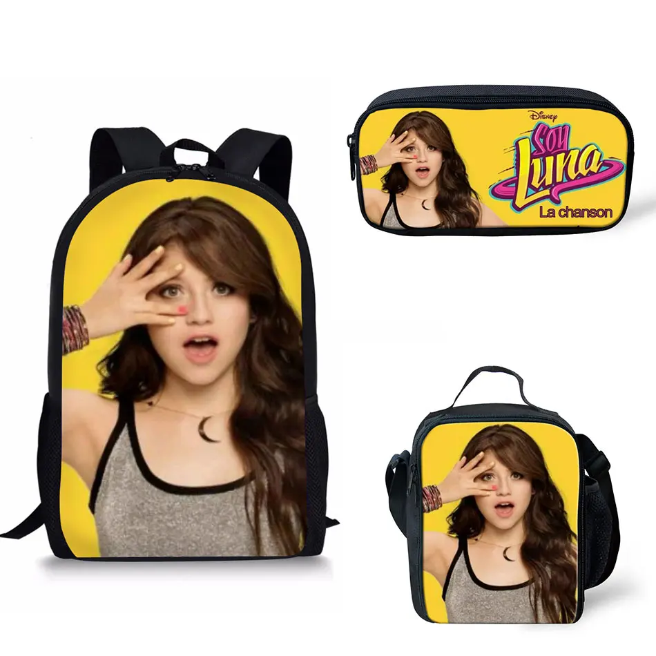 Индивидуальное изображение Лидер продаж школьные ранцы с принтом Soy Luna детские