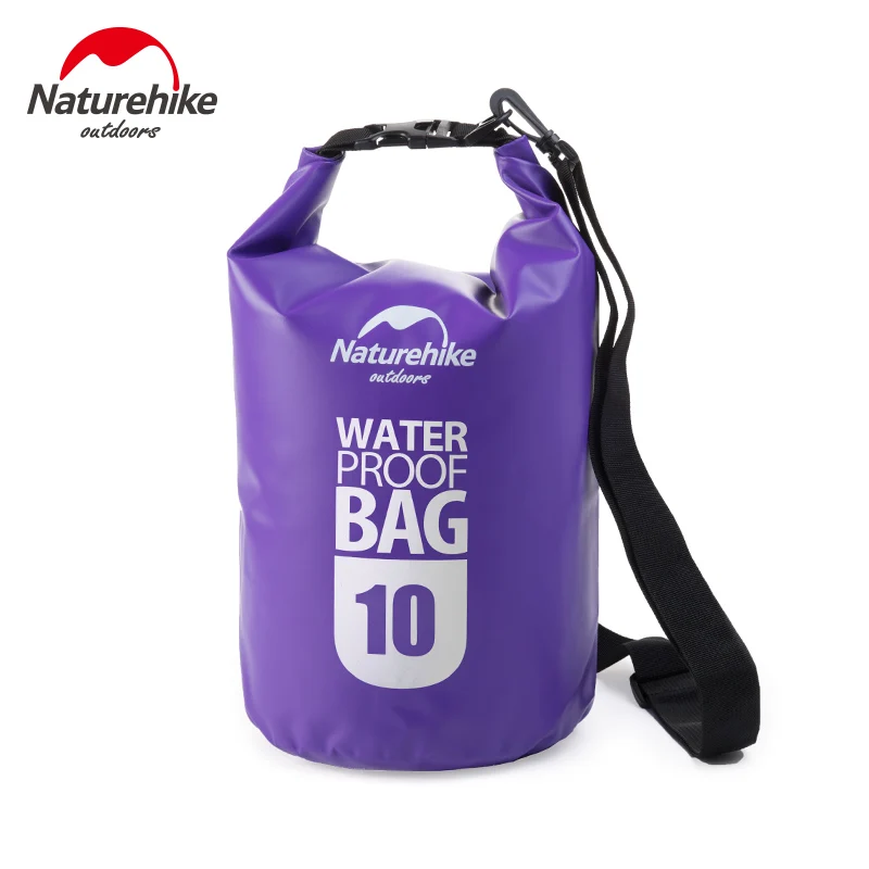 NatureHike Factory 500D сумка для воды Водонепроницаемая сумка для активного путешествия на плотах сумка для плавания пляжа кемпинга складной рюкзак тканевый резервуар для воды - Цвет: 10L Purple