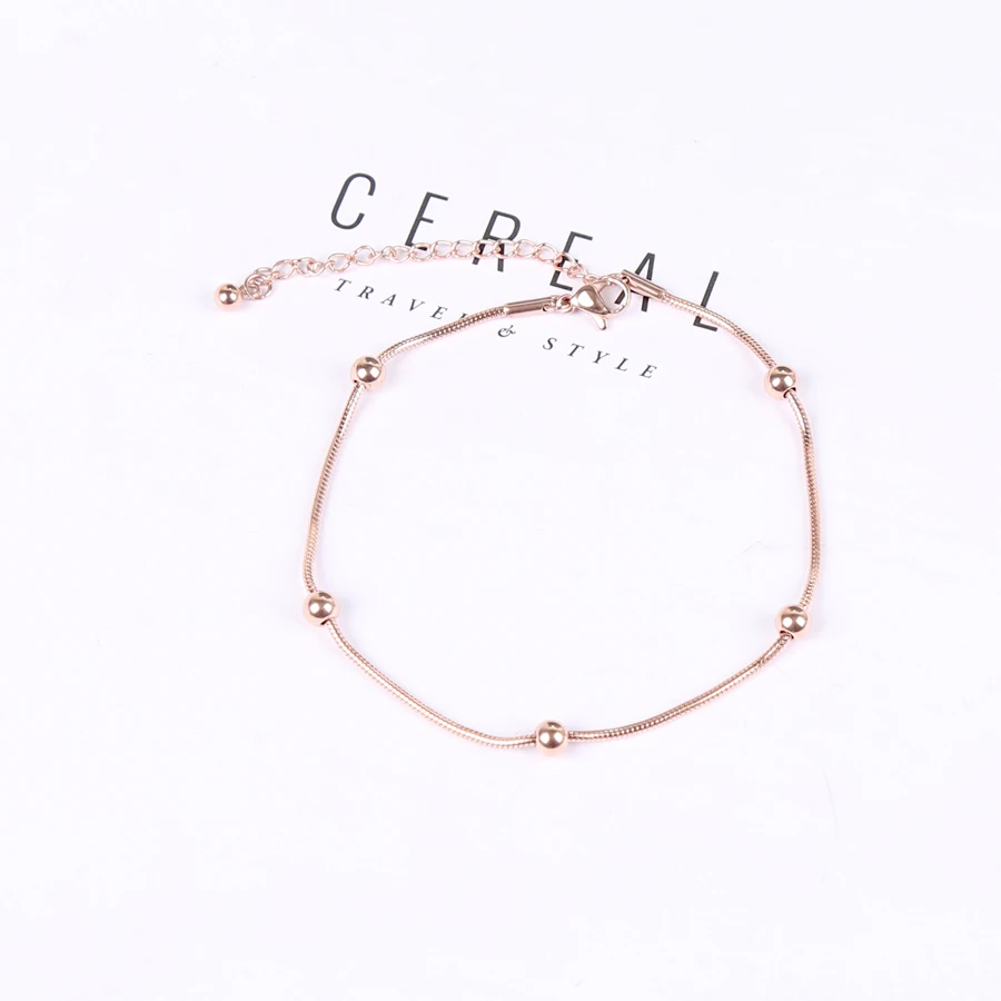 Ювелирные изделия YUN RUO из титановой стали браслет-змея розовое золото серебро