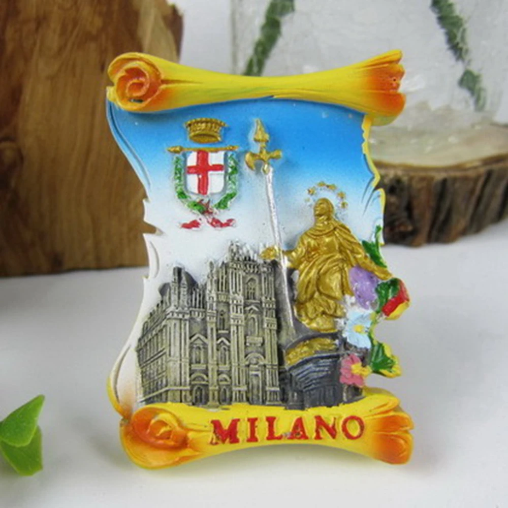 Италия Милан туристские пейзажи сувенирные магниты на холодильник креативные