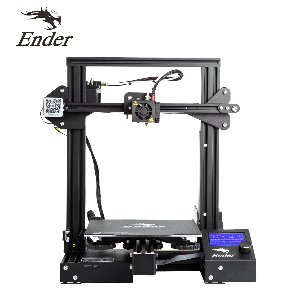 Creality Ender-3 Pro 3d принтер DIY наборы сборка V-Slot большой размер MK-10 патент сопло мягкая магнитная наклейка