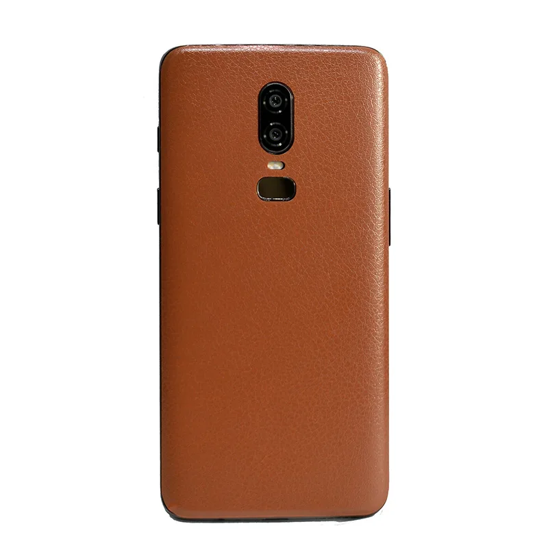 Кожаная зернистая декоративная задняя пленка для ONEPLUS 6T One Plus Мобильная защитная