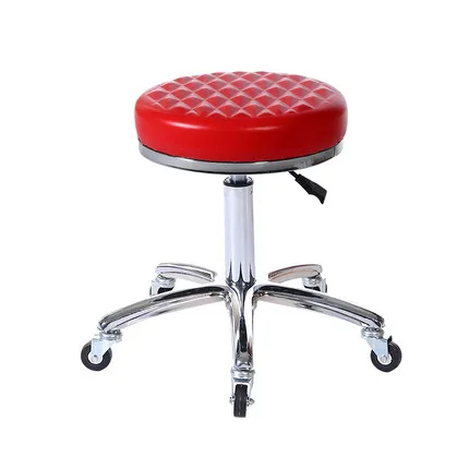 Салон красоты стул стрижка нержавеющей стали подниматься поворотный стул|steel