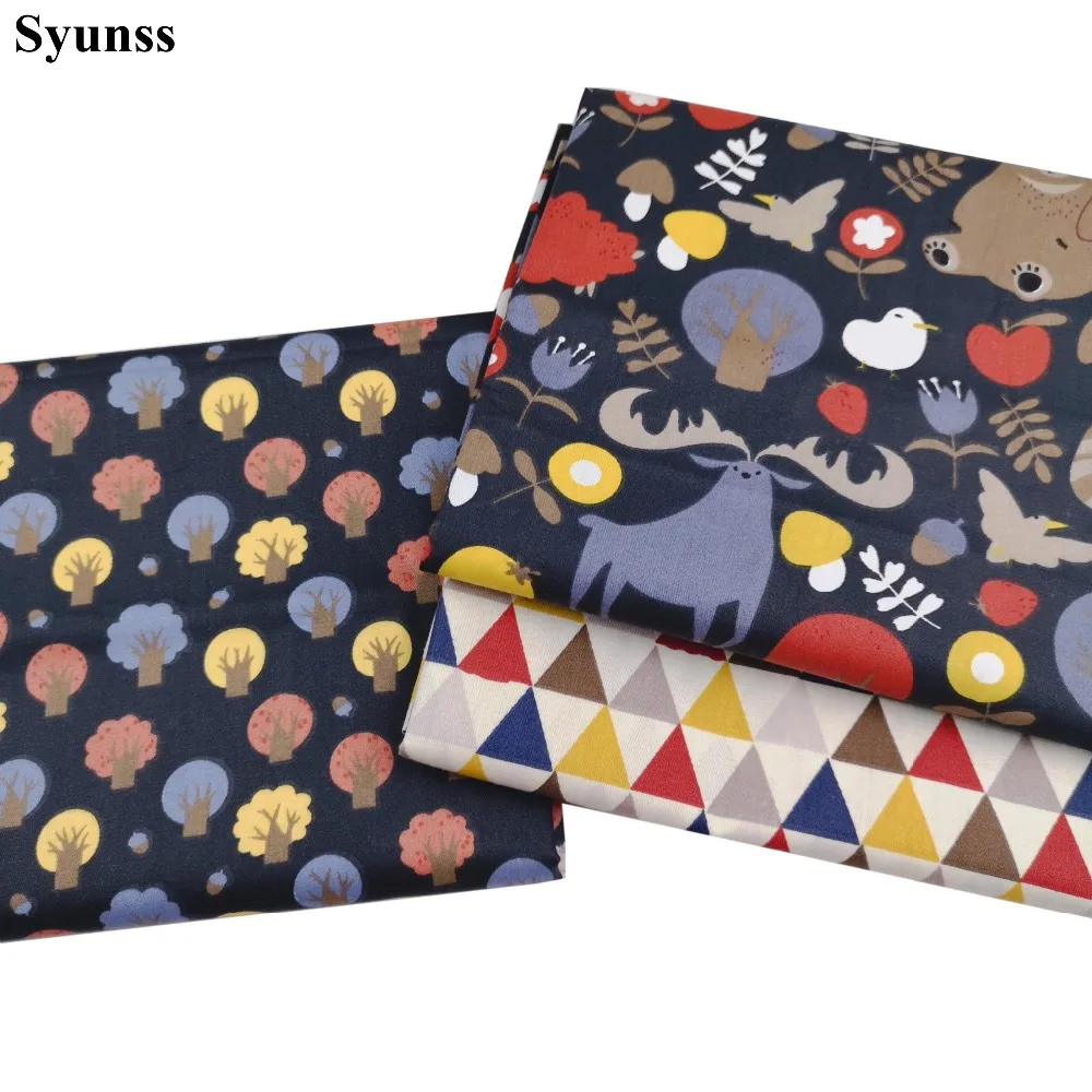Syunss Diy Лоскутная Ткань для стеганых детских кроваток подушки платье шитье Tissus
