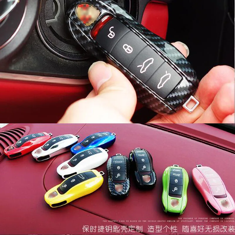 2 шт. автомобильный чехол для ключа с дистанционным управлением Porsche Panamera Carman Macann