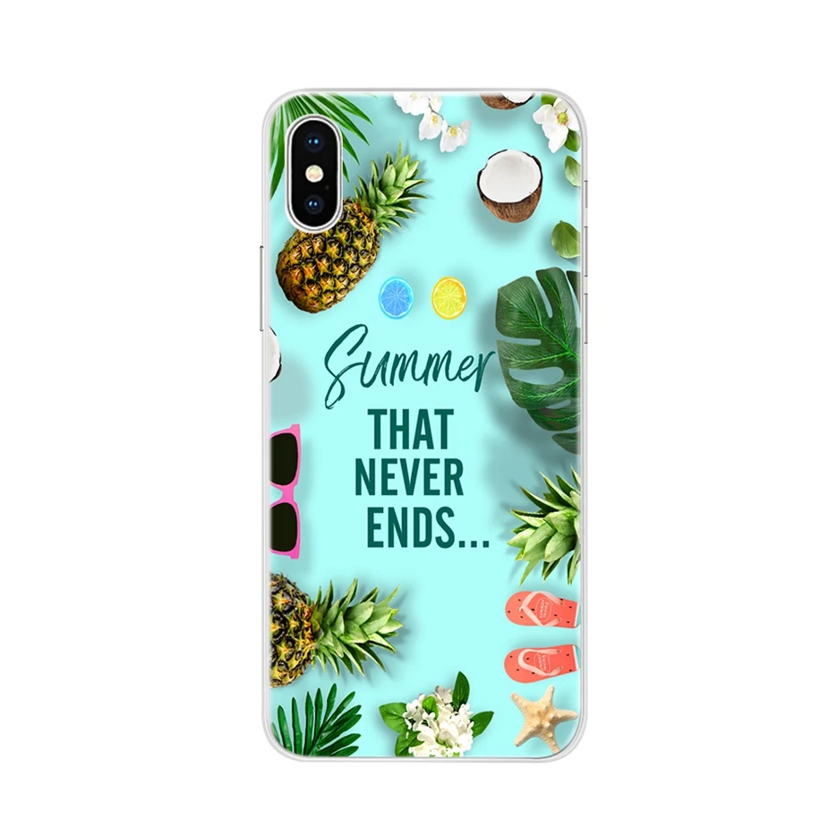 Чехол для iPhone X iX задняя крышка мягкий силиконовый чехол телефона милый