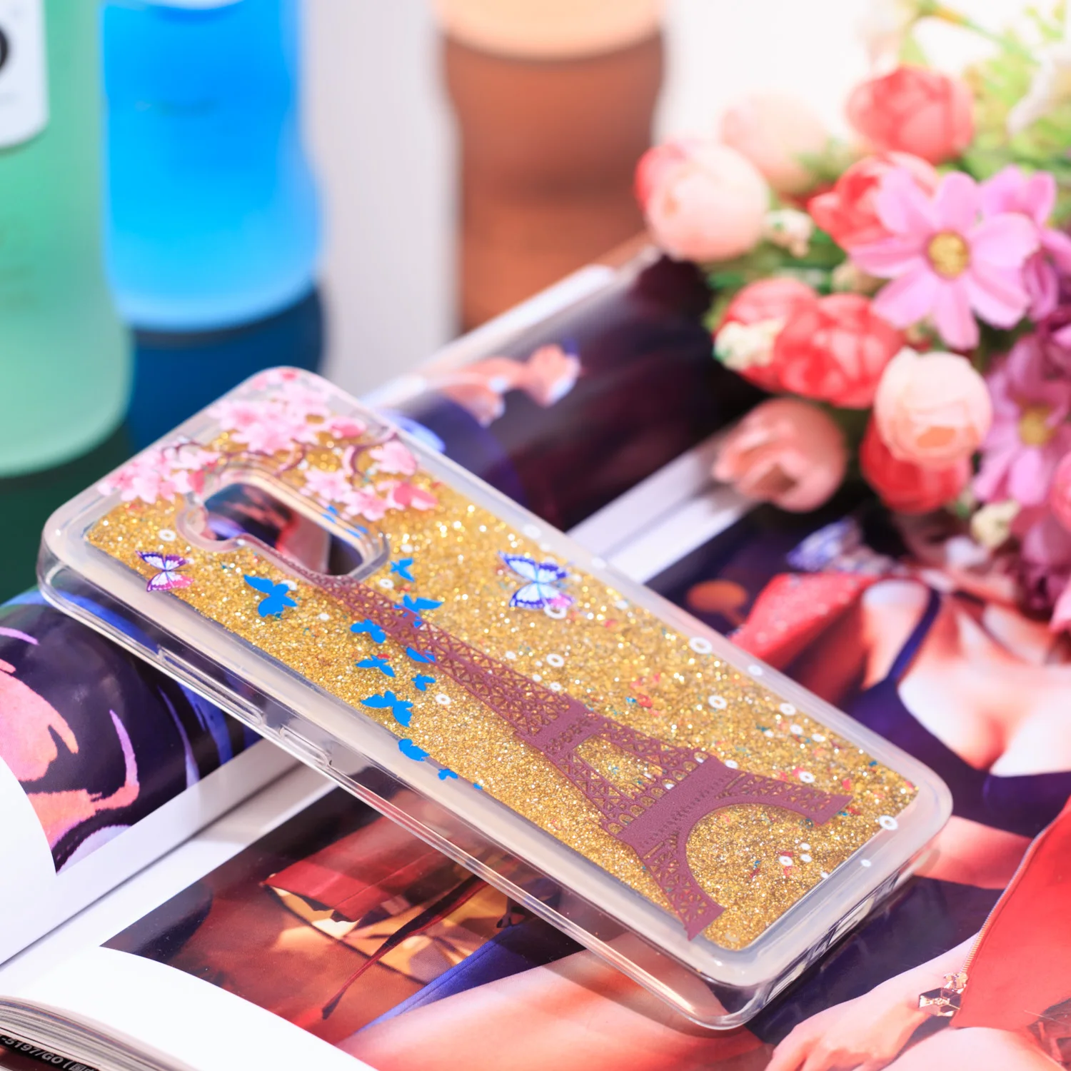 Блестящий чехол для Huawei Honor 5C на заднюю панель мобильный телефон с рисунком в виде