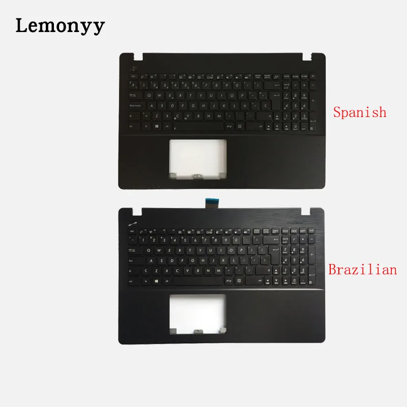 Бразилия/испанская клавиатура для ноутбука для ASUS X550 K550V X550C X550VC X550J X550V A550L Y581C F550 R510L Palmrest верхняя крышка