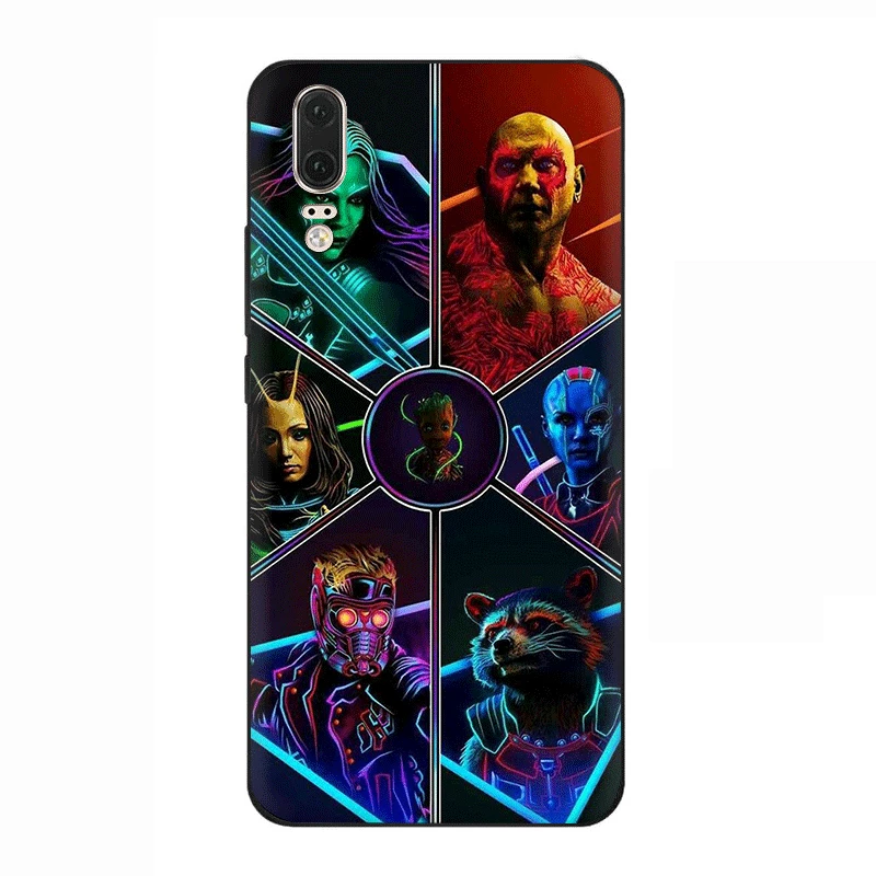 B5 Стражи Галактики Мягкий ТПУ силиконовый телефон чехол для Huawei P8 P9 P10 P20 P30 Pro Lite Mini P Smart - Цвет: B5