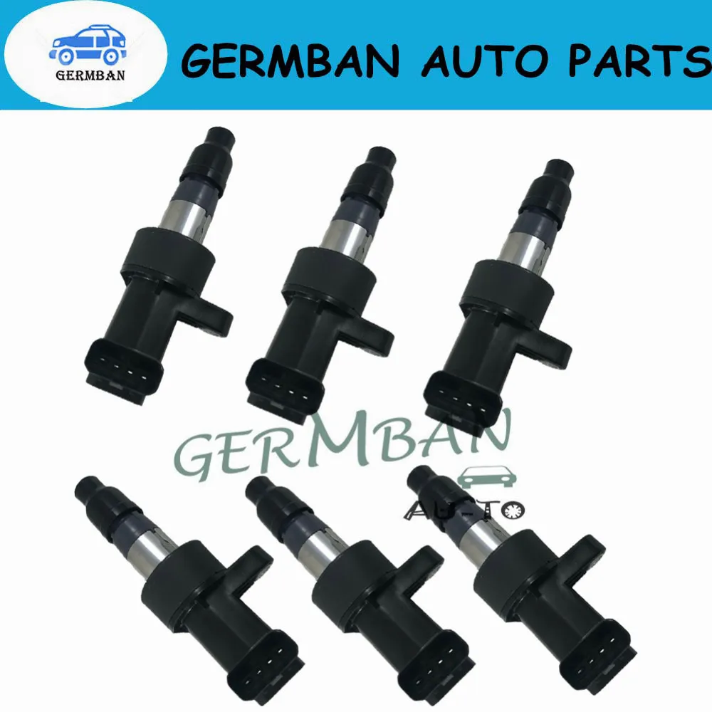 6 шт./лот катушка зажигания 1X43-12029-AB 099700-0620 подходит для 2002-2008 Jaguar S-type X-type XF XJ XJ6 2.1L 2.5L 3.0L