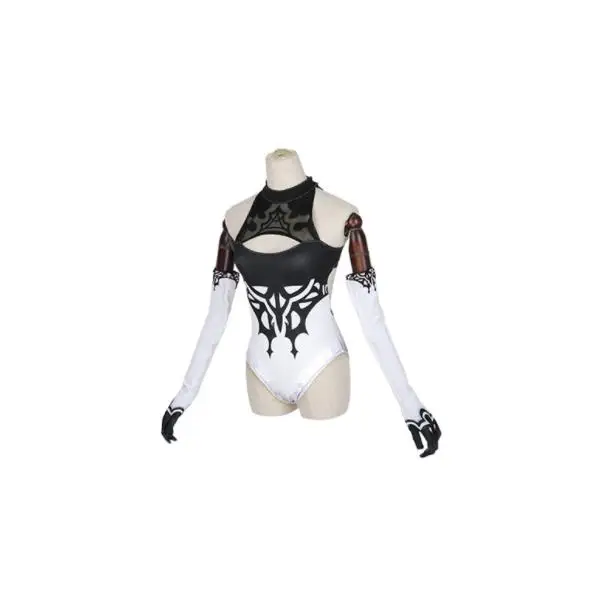 NieR Automata figure 2B женский купальник + перчатки маска для глаз модный сексуальный