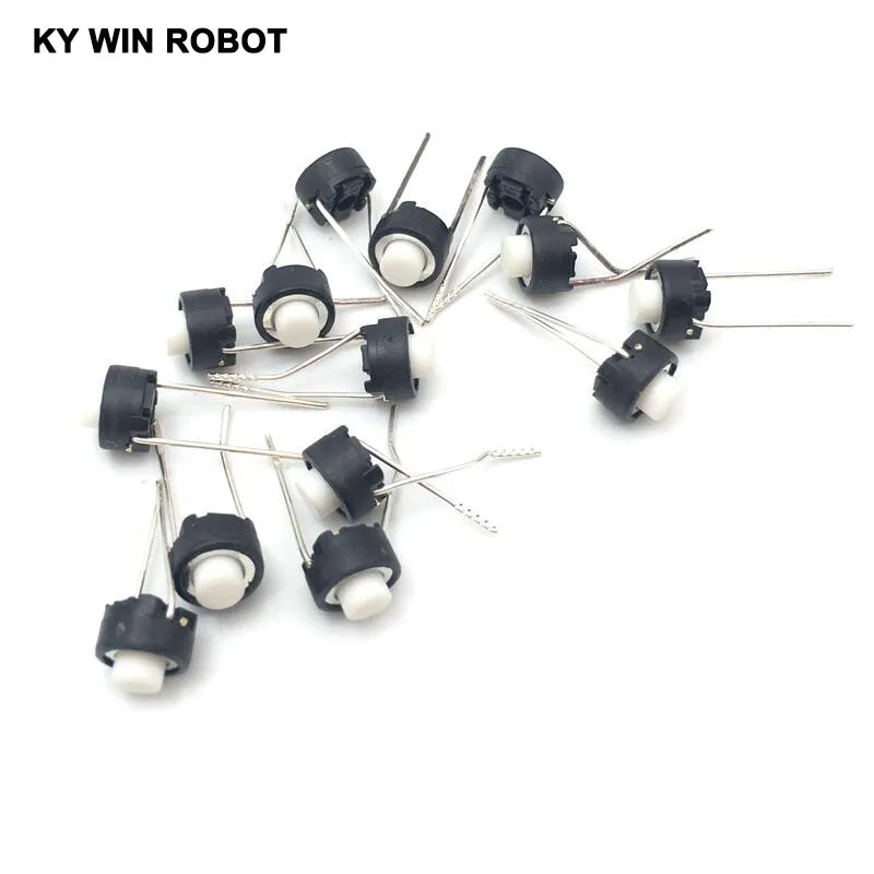 

Free shipping 50pcs Japan Alps SKRGAED010 ALPS Tact Switch 6 * 6 * 5 button feet grow