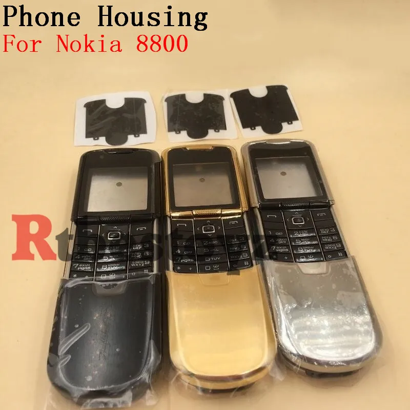 RTBESTOYZ новый полный корпус чехол с клавиатурой для Nokia 8800|Корпусы и рамки мобильных