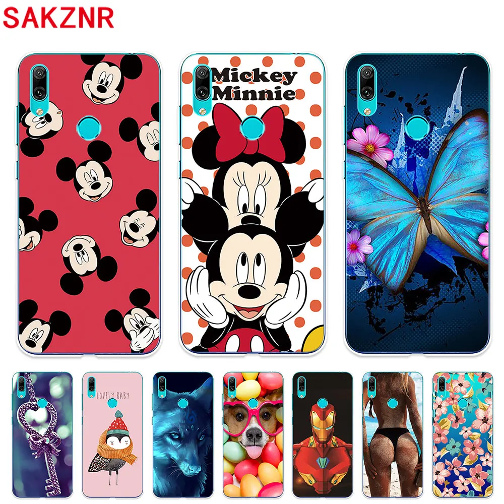 Мягкий силиконовый чехол для Huawei Y7 2019 Чехлы 6 26 Дюймов прозрачный телефона Prime