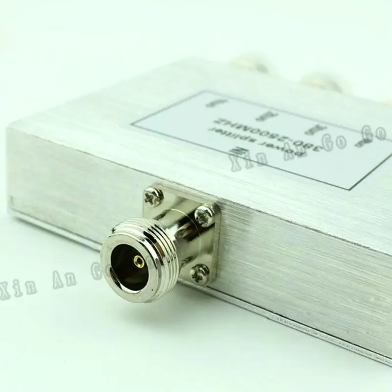 Новый 4 Way N Мощность Splitter 380 МГц ~ 2500 женский делитель сигнала кабель сплиттер