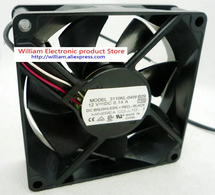 Новый оригинальный NMB 80*80*25 мм 12 В 0.14a 3110kl-04w-b29 тахометр сигнальный охлаждающий вентилятор