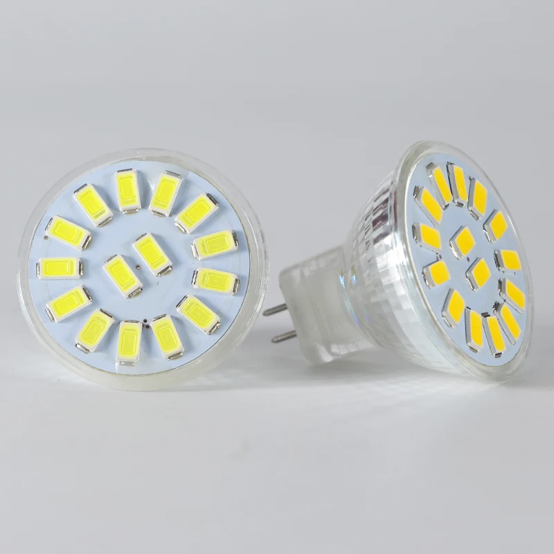 Joneaz 1X ampoule светодиодный прожектор лампа MR11 4 Вт Ac Dc 12 24 вольт smd 5730 15 светодиодов 450