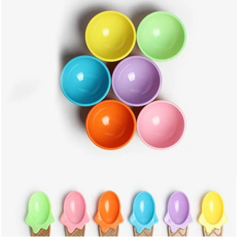 1 шт. Детские миски для мороженого чашки парные подарки контейнер десерта с