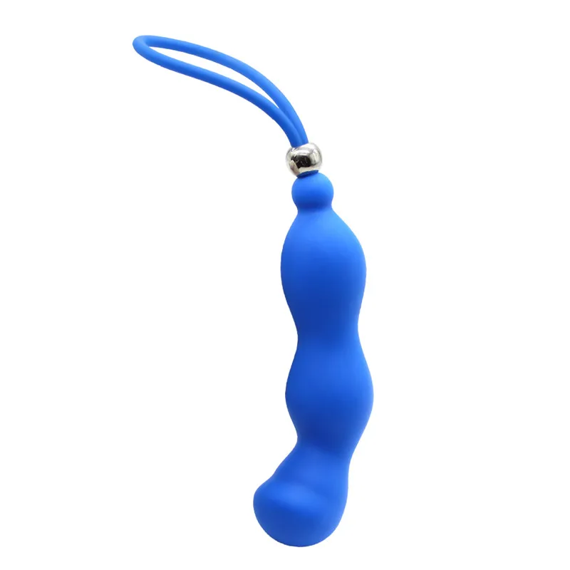 Силиконовый мужской массажер простаты с регулируемое кольцо на Пенис взрослые