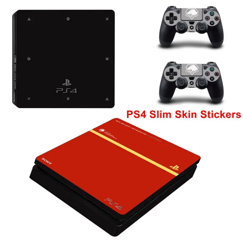 20th Юбилей издание Стиль кожи Стикеры чехол для Sony Playstation 4 Slim PS4 тонкая консоль