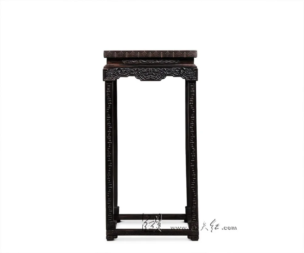 Китайская классическая мебель Бирма палисандр Цветочный Стенд с изображением