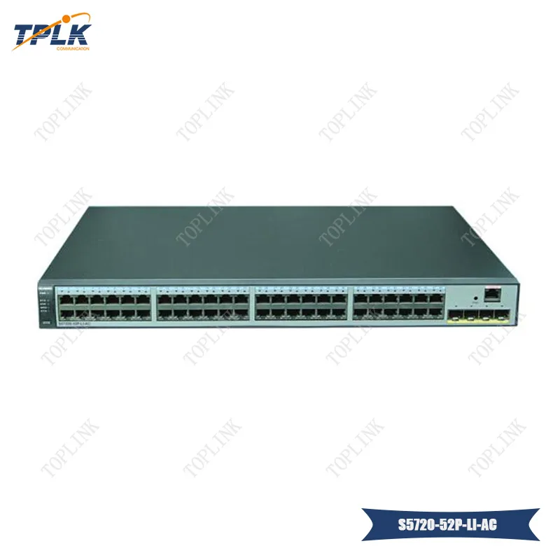 100% Фирменная Новинка S5720-52P-LI-AC 48 Порты и разъёмы гигабитный коммутатор 4 для