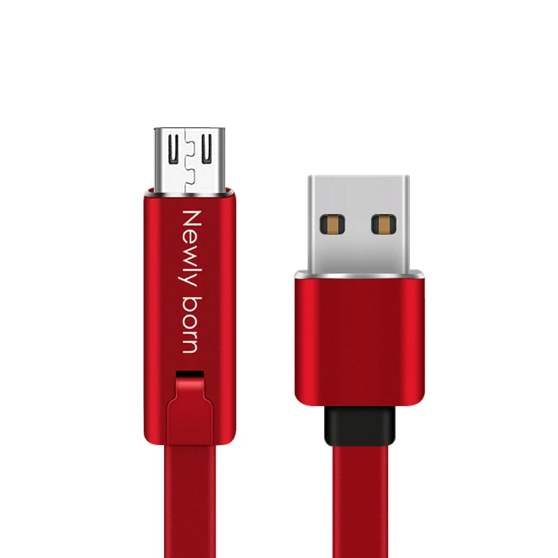 Android (Red) 4 a кабель для быстрой зарядки, Ремонтопригодный USB кабель для синхронизации данных, шнур для зарядки 1,5 м, кабель для повторной переработки, шнур для зарядки - Цвет: Android (Red)