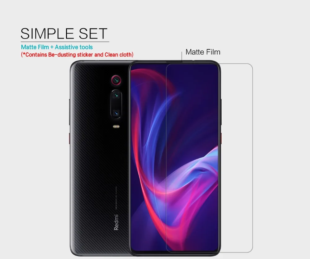 2 шт. для Xiaomi redmi K20 NILLKIN Супер прозрачная защитная пленка против отпечатков пальцев или матовая защитная пленка для экрана для redmi K20 pro