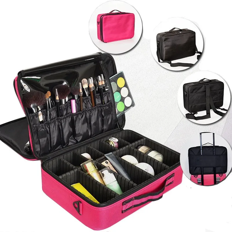 Вместительная косметическая коробка для хранения Многоэтажный