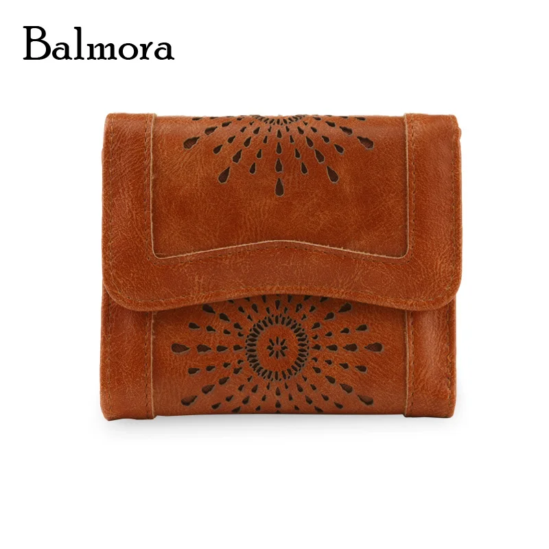 Balmora модные дизайнерские короткие бумажник женщины Элитный бренд небольшой
