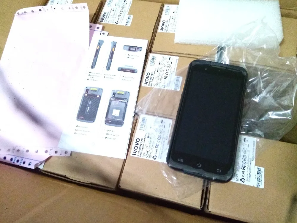 Urovo i6300 i6200 Android5.1 предприятие 4G смартфон с wifi/bluetooth/gps/PSAM. 1D терминал данных POS терминал КПК