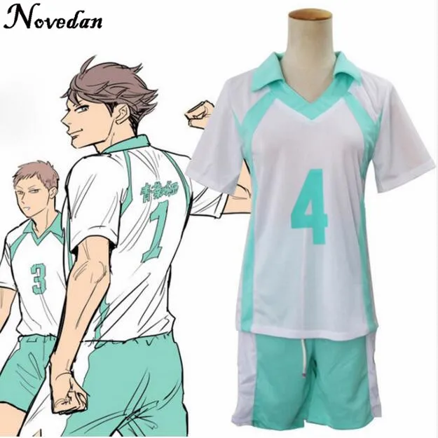 Karasuno униформа для Волейбольного клуба старшей школы Haikyuu! Аоба Johsai Oikawa Tooru Косплэй