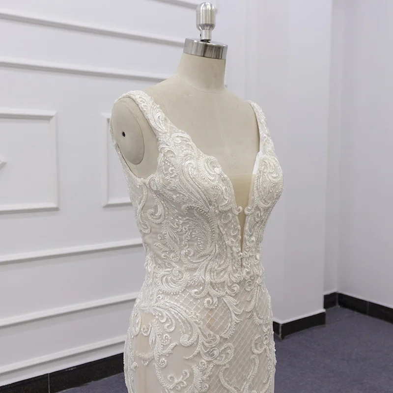 Eslieb высококачественное кружевное на заказ Свадебные платья Vestido de Noiva свадебное платье