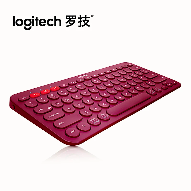 Миниатюрная беззвучная компьютерная клавиатура Logitech K380 с множеством устройств и