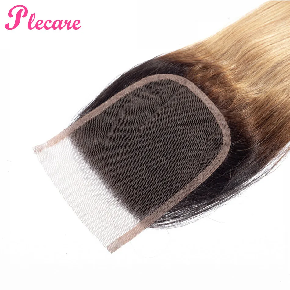 Plecare прямые 4*4 Кружева фронтальное закрытие 1 шт T1B 27 8 20 дюймов перуанские не Реми