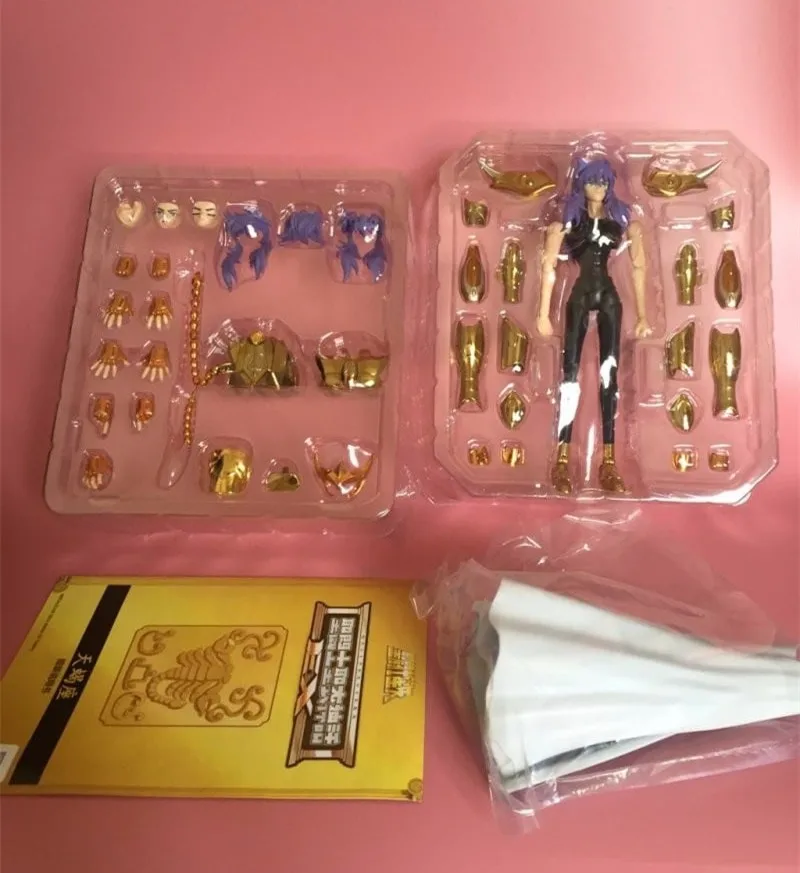 MC Metal Club Saint Seiya Cloth Myth EX 2,0 Gold Scorpio Milo модели Металлическая Ткань Фигурка S15