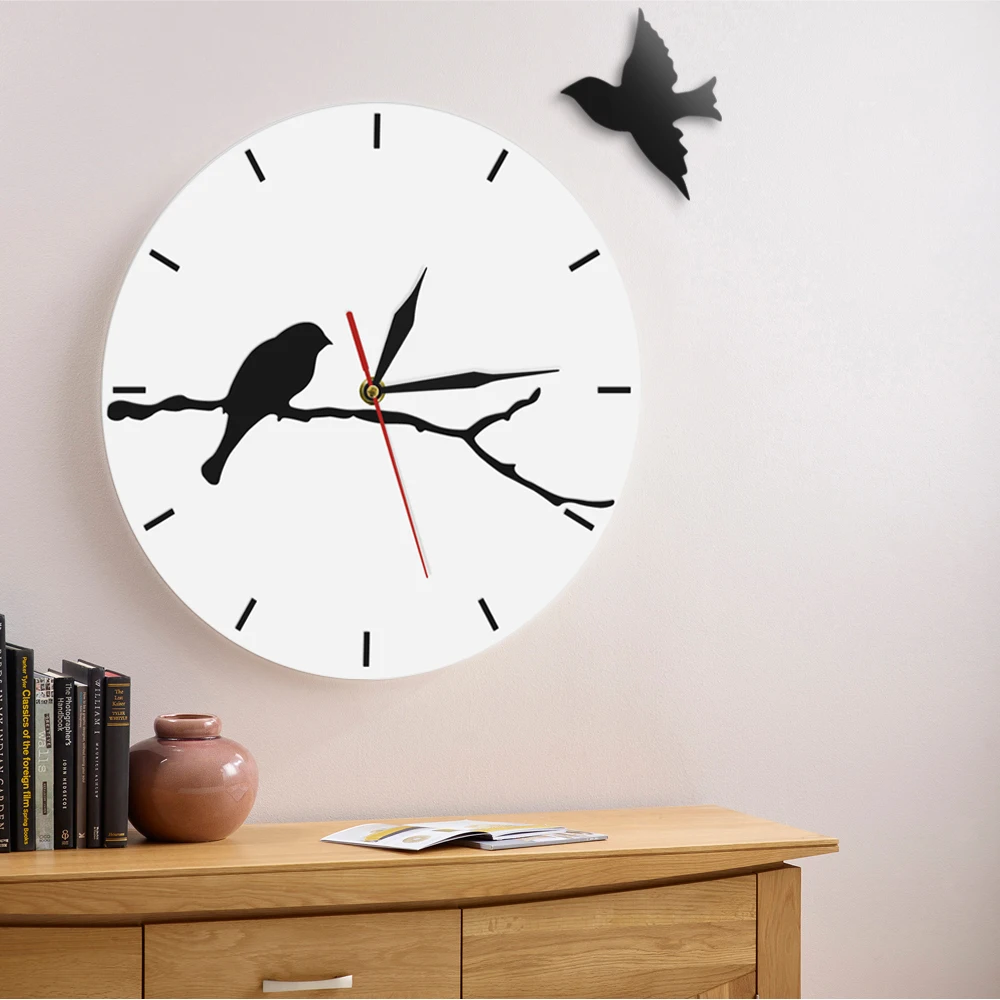 1 шт. настенные кварцевые часы с животными|quartz wall clock|bird clockclock animals |