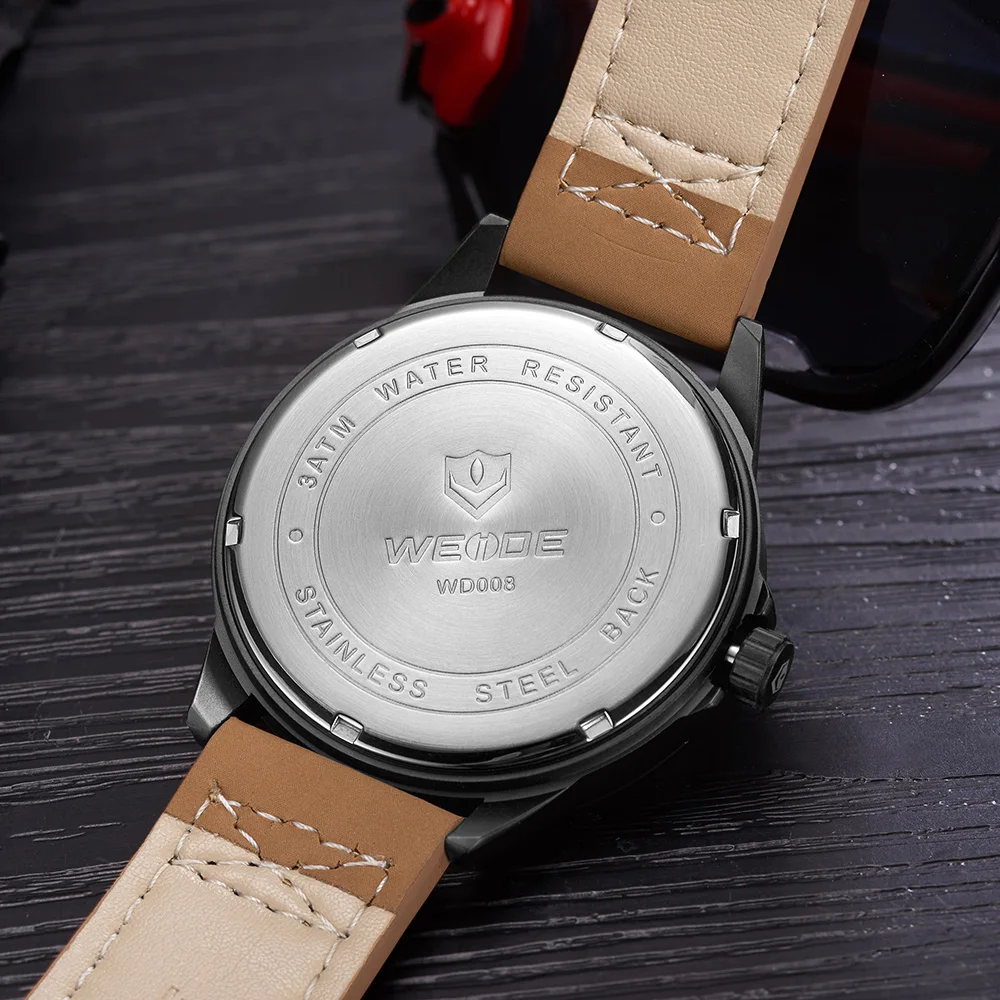 Оригинальный Элитный Бренд WEIDE военный кварцевые часы Для мужчин часов в неделю