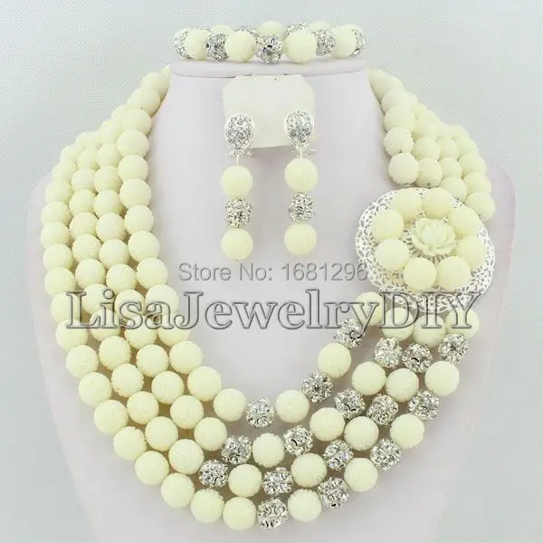

Carved Rose Flower African Nigerian Wedding Beads Coral Jewelry Sets African Beads Coral Necklace Bracelet Earrings Sets HD0813