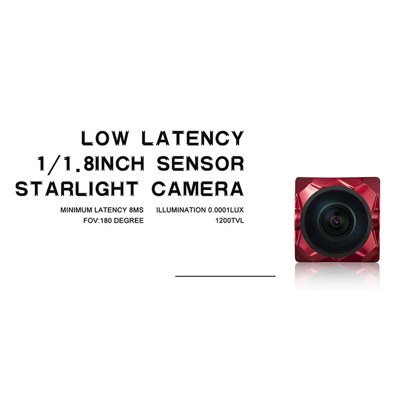Камера Caddx Ratel Baby/Ratel 1/1 8 ''Starlight HDR OSD 1200TVL NTSC/ PAL 16:9/4:3 переключаемый объектив 1 66