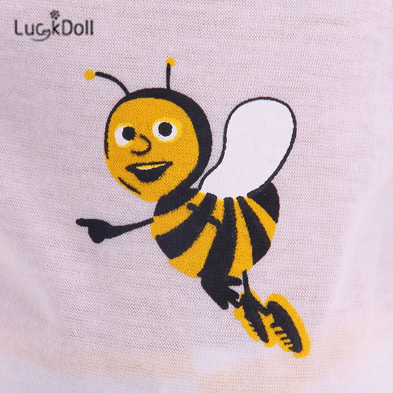 LUCKDOLL модные новые летние Повседневное милых пижам для 43 см для ухода за ребенком для мам куклы или 18-дюймовые куклы аксессуары лучший подарок