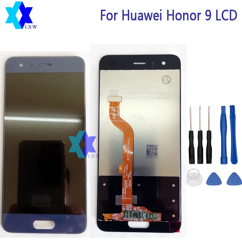 5.15 Inch For Huawei Honor 9 LCD Display+Touch Screen Assembly Replacement Parts+Tools+ Adhesive | Мобильные телефоны и