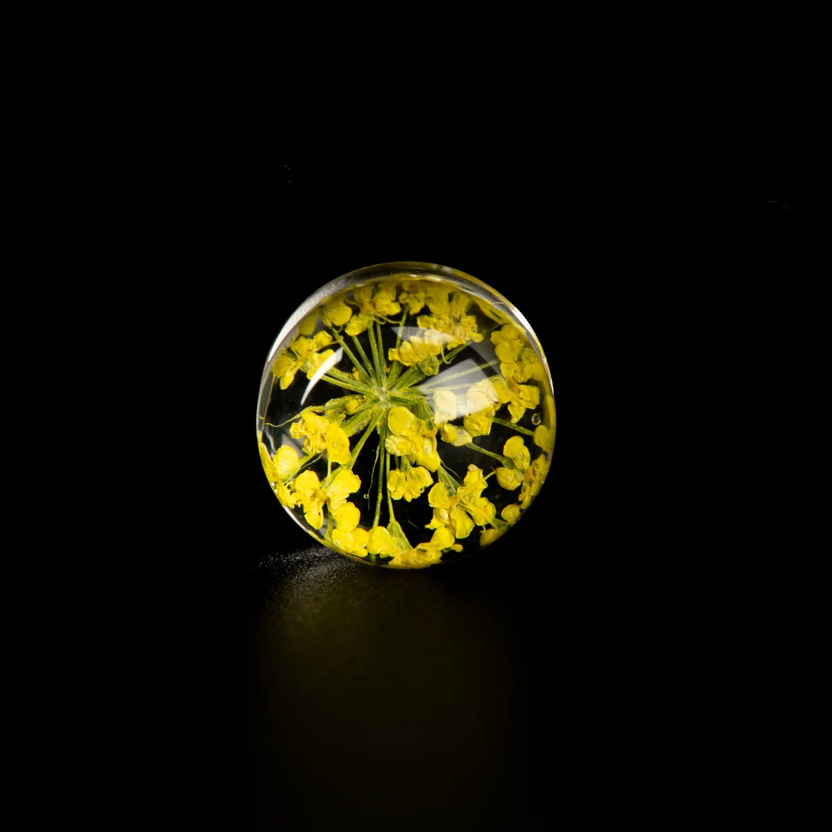 12 # не крюк высушенный цветок в стеклянных бусинах хрустальные бусины