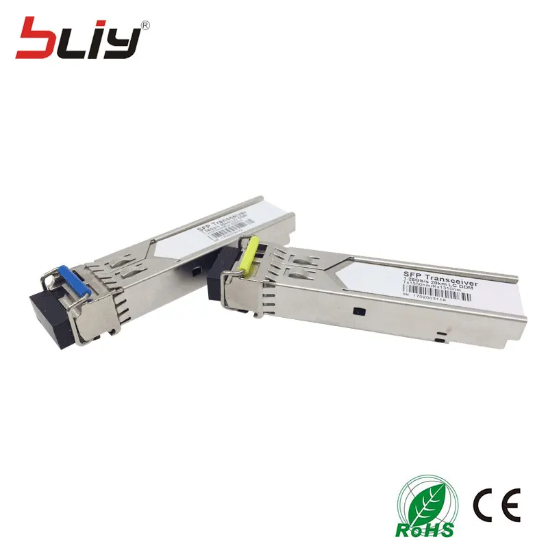 1 пара разъем lc модуль GBIC WDM/Двунаправленный SFP 1.25 г Cisco Compatible 20 км mini gbic трансивер