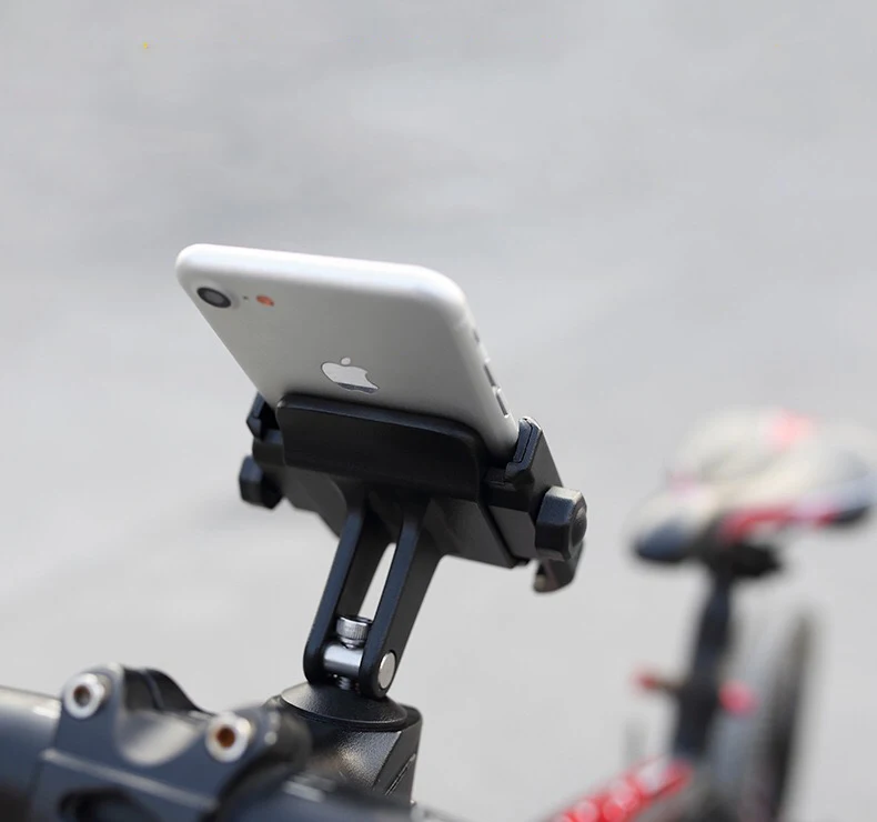 Aluminum Alloy Motorcycle Phone Stand Holder For iPhoneX 8 7 6s Support Telephone Moto Bracket GPS Bike Handlebar | Мобильные