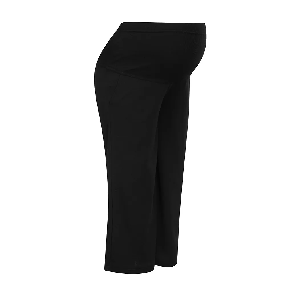 

Women's Maternity Pants Pregnant Women Maternity Calf-Length Pants Pregnancy Casual High Waist Pants Loose Wide Leg Pants