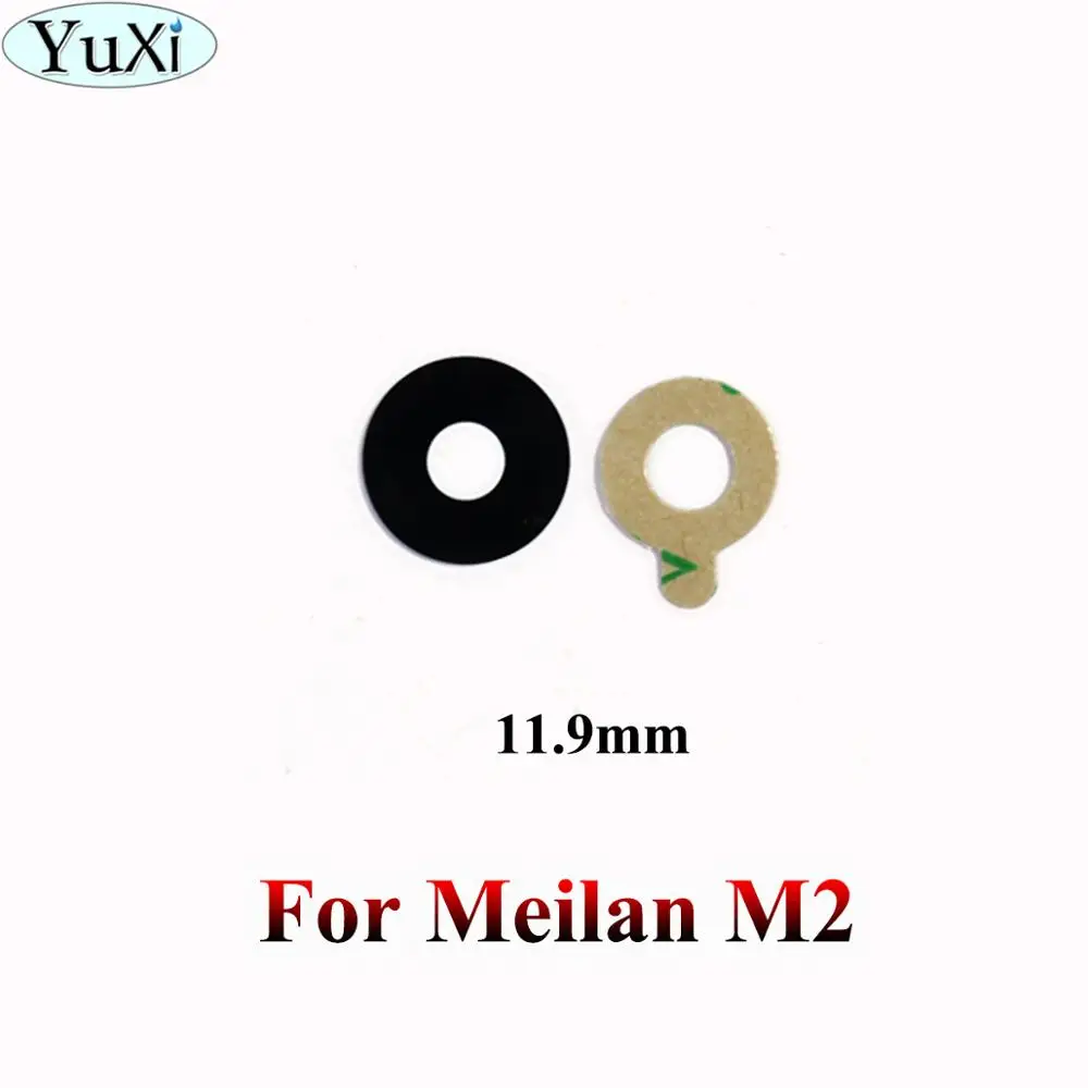Задняя крышка камеры YuXi стеклянная объектива + клейкая лента для Meizu Meilan M1 M2 M3 M5 M6
