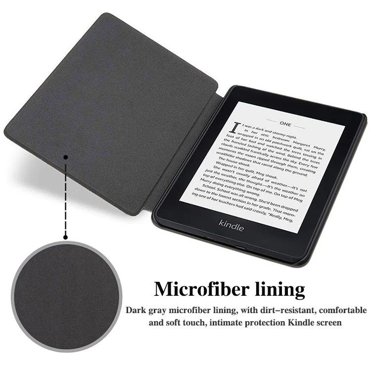 Умный чехол-Обложка BOZHUORUI для Amazon New Kindle Paperwhite 4 eReader(10 поколение выпущено) Магнитный Ультратонкий чехол
