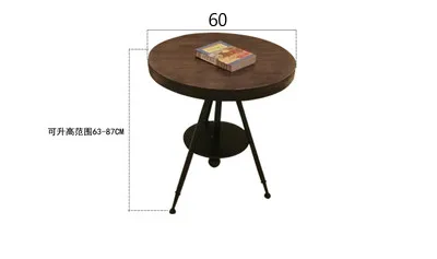 Table diameter 60 Луи мода небольшой круглый стол кофе стул простой свежий творческий гостиная спальня Чайный дом балкон Повседневная - Цвет: Table diameter 60