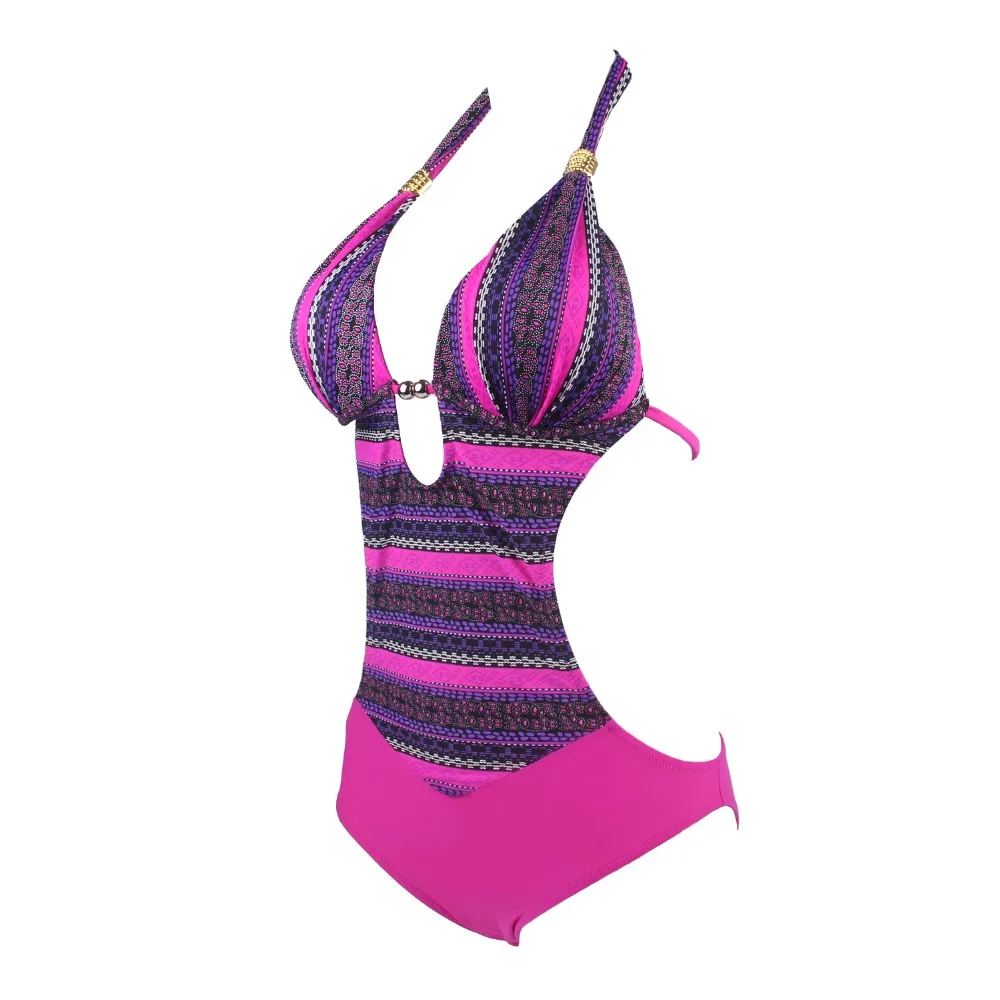 Женский винтажный купальник с подкладкой в стиле бохо 2019|swimwear one piece|swimwear piece